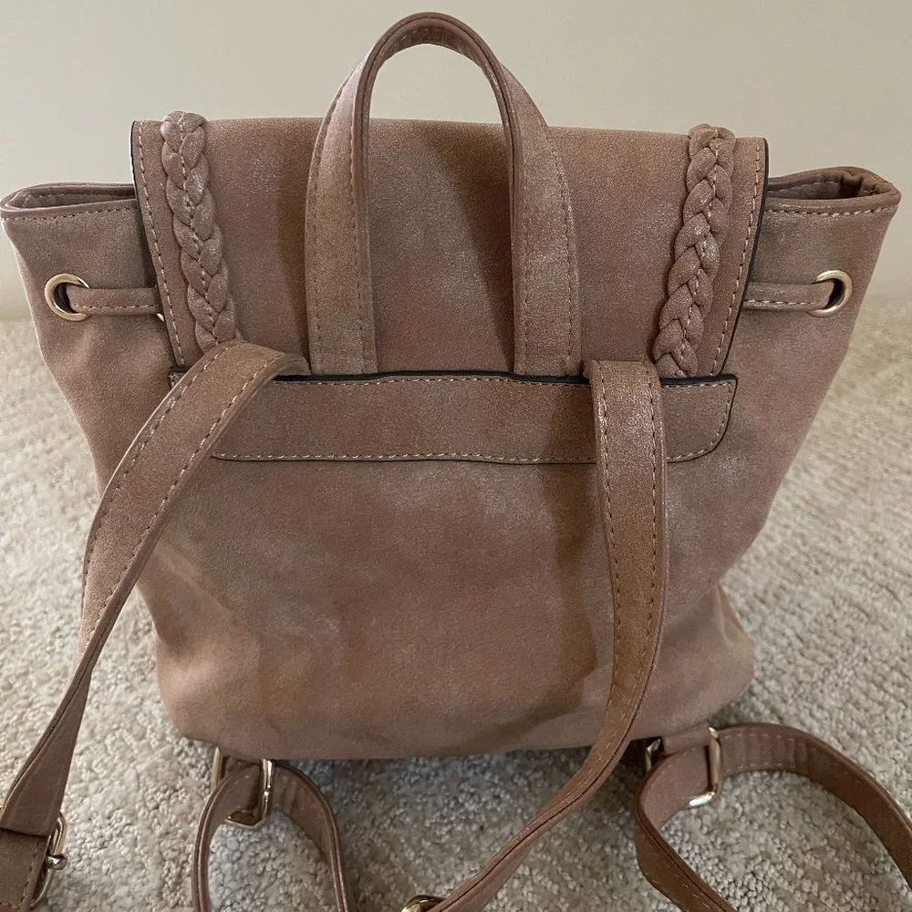 Call It Spring Faux Suede Mini Backpack - Picture 4 of 11